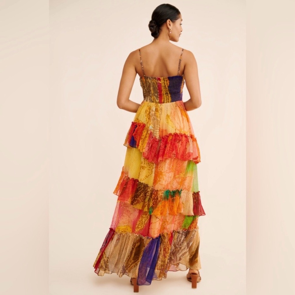 SIDDHARTHA BANSAL Paradise Chiffon Maxi Dress - Picture 7 of 12